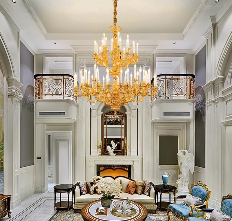big brass chandelier,large brass chandelier pros cons,huge brass chandelier review,royal empire chandelier worth buying,best big brass chandelier,should I buy a huge brass chandelier unboxing and complete package contents