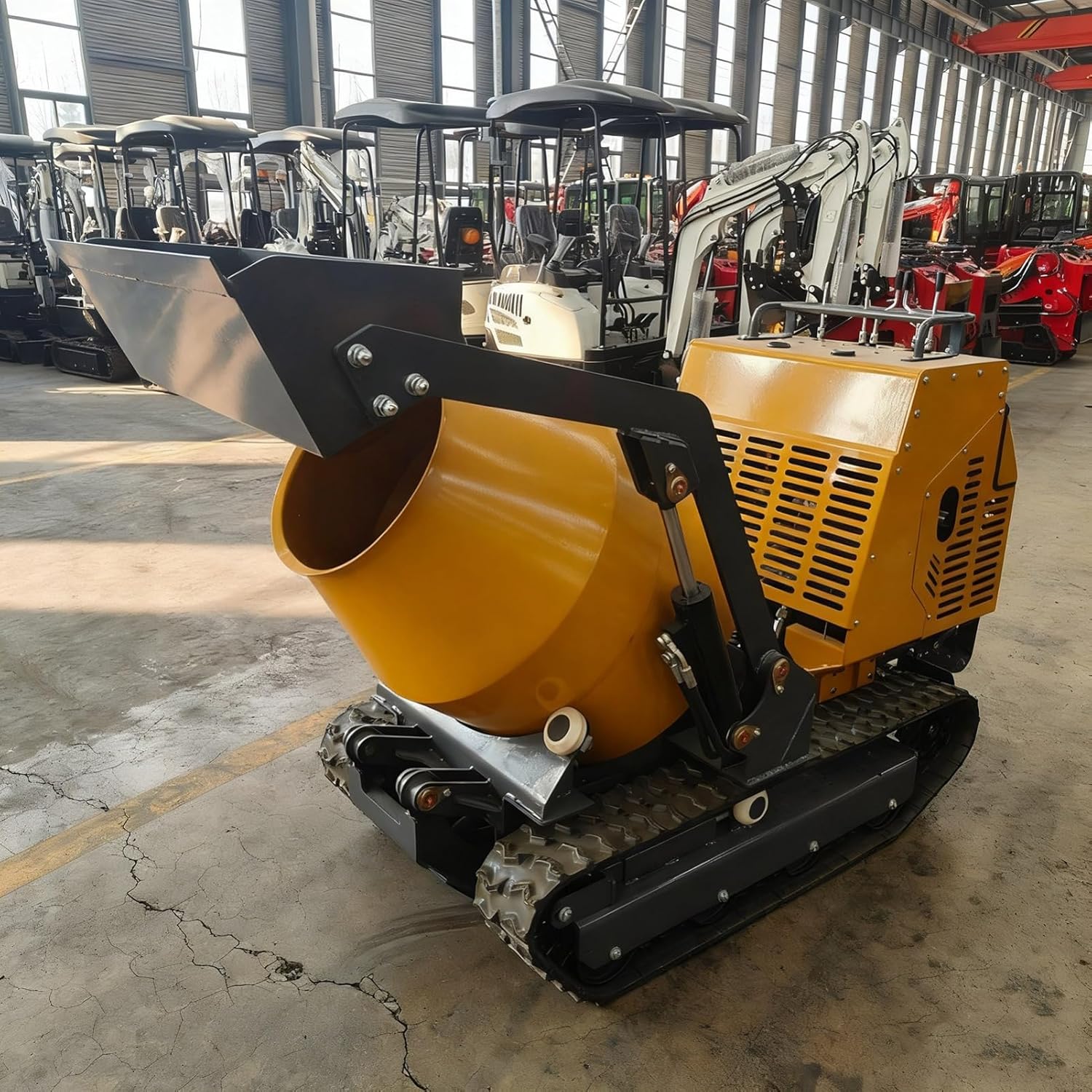 crawler concrete mixer review,heavy duty cement mixer,automatic cement mixer pros cons,crawler concrete mixer vs wheelbarrow,best concrete mixer for construction,should I buy a crawler concrete mixer unboxing and complete package contents