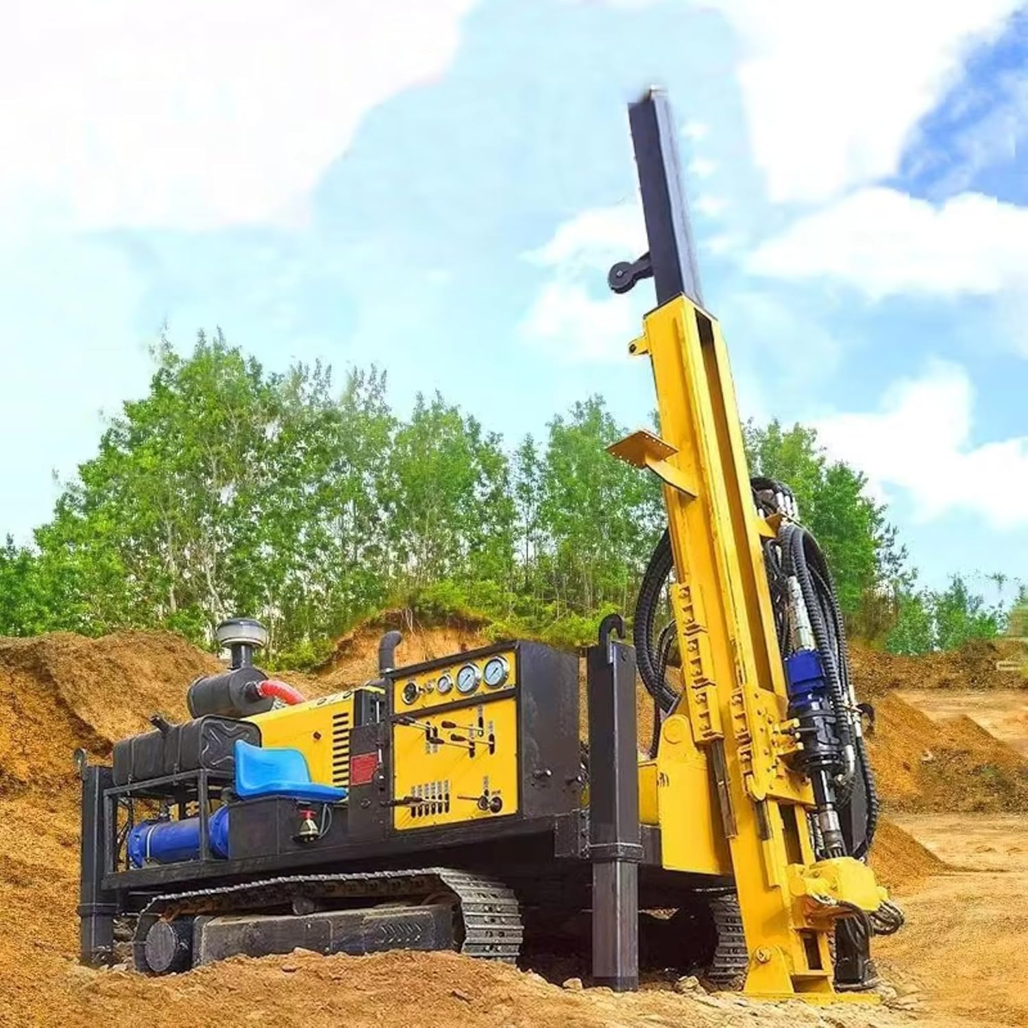 Step-by-step guide for hydraulic borehole drilling rig,tracked water well drilling rig,groundwater drilling equipment,commercial irrigation well drill,best portable well drilling machine,should I buy a crawler drilling rig - complete tutorial