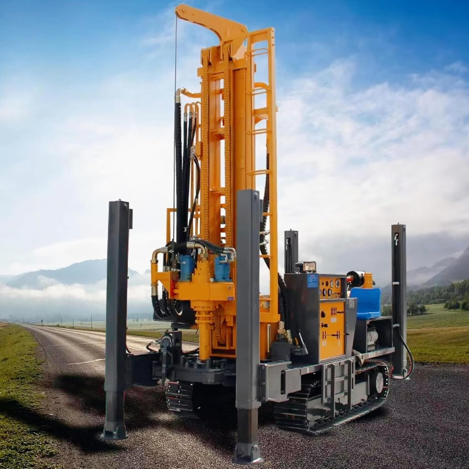 Mobile Water Well Drill Rig: Honest Review & Pros Cons Guide 1 mobile water well drill rig,should I buy mobile water well drill rig,best water well drilling rig for deep construction,hydraulic borehole drilling machine pros cons,farm irrigation borehole machine vs alternatives,water well drilling rig worth buying - detailed features and technical specifications