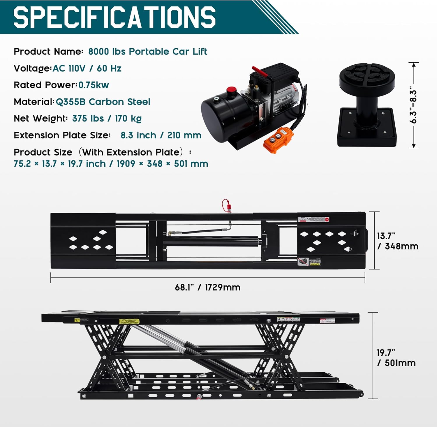 Albott 8000 LBS Portable Car Lift review,Albott portable car lift review pros cons,Albott 8000 lbs car lift honest review,Albott car lift review and rating,is Albott car lift worth buying,Albott portable car lift review verdict unboxing and complete package contents