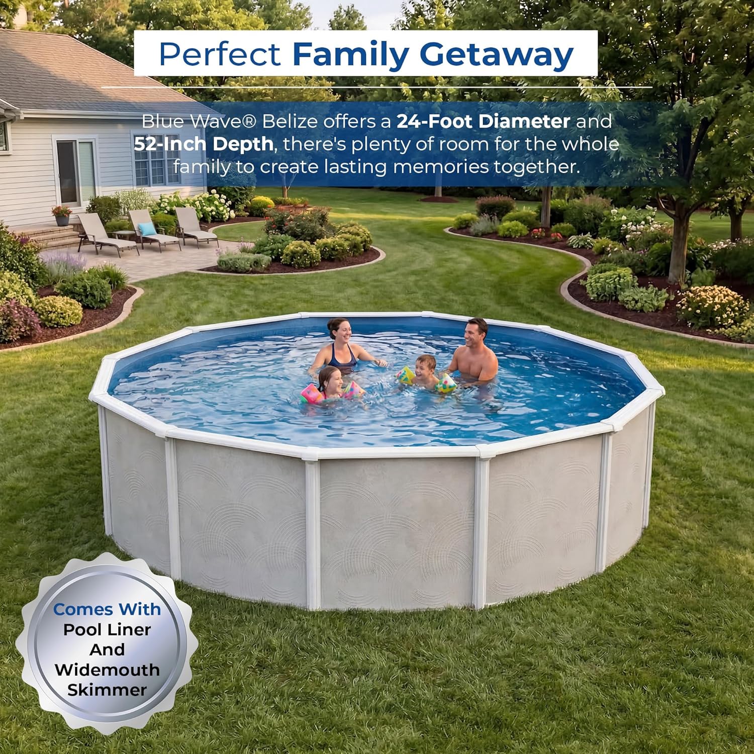 Blue Wave Belize Above Ground Pool Review: Pros & Cons 2 Blue Wave Belize above ground pool review,Blue Wave Belize pool review and rating,is Blue Wave Belize pool worth buying,Blue Wave Belize pool review pros cons,Blue Wave Belize pool review honest opinion,Blue Wave Belize pool review verdict unboxing and complete package contents