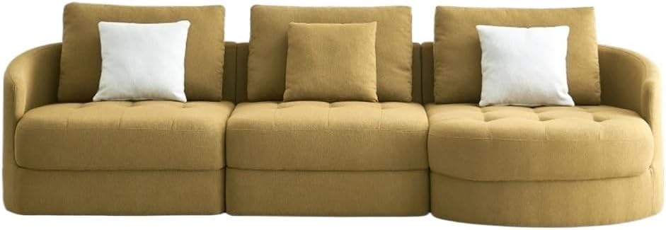 DUYHBAWRS 113 Fabric Sofa Review: Pros & Cons Worth Buying? 1 DUYHBAWRS 113 Fabric Sofa review,113 Fabric Sofa review and rating,DUYHBAWRS couch review honest opinion,mid century L-shape couch review pros cons,teddy fabric sofa review verdict,DUYHBAWRS sectional sofa review worth buying - detailed features and technical specifications