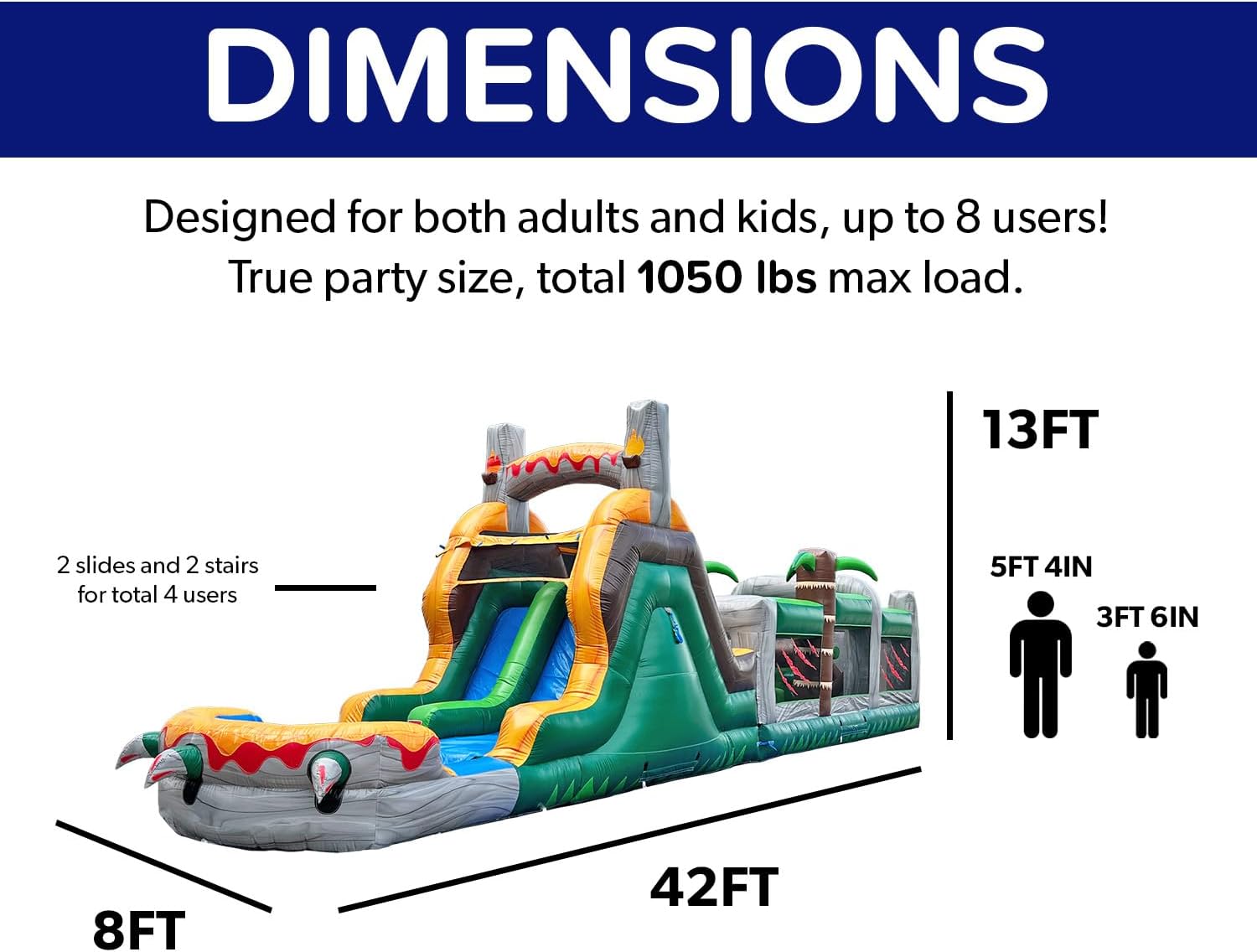 HeroKiddo T-Rex inflatable obstacle course review, HeroKiddo 42ft obstacle course review and rating, HeroKiddo T-Rex water slide review pros cons, is HeroKiddo T-Rex obstacle course worth buying, HeroKiddo commercial grade PVC inflatable review, HeroKiddo dual lane water slide review honest opinion unboxing and complete package contents