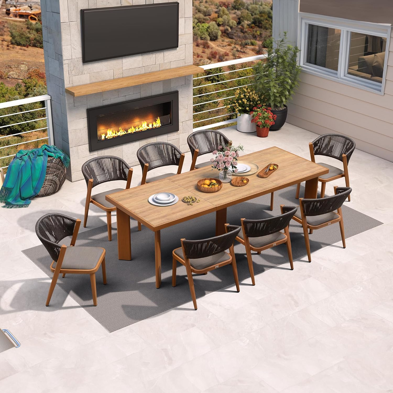PURPLE LEAF patio dining set review, PURPLE LEAF patio dining set review and rating, PURPLE LEAF 8-piece patio set review pros cons, PURPLE LEAF outdoor dining set review honest opinion, PURPLE LEAF patio set worth buying, PURPLE LEAF teak dining set review verdict - detailed features and technical specifications