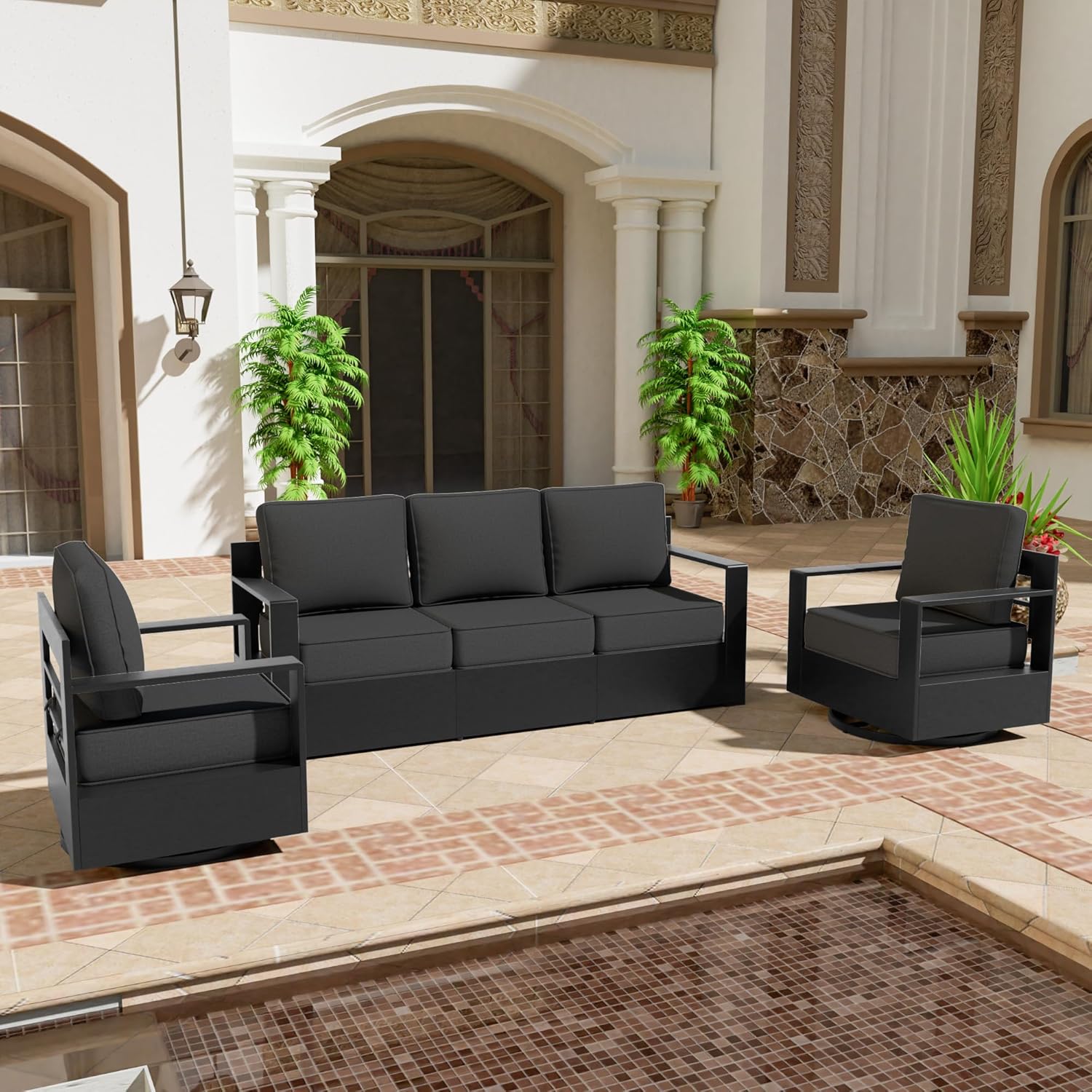 Qsoer patio furniture review,Qsoer patio furniture review and rating,Qsoer outdoor set review pros cons,Is Qsoer outdoor furniture worth buying,Qsoer swivel chair set review honest opinion,Qsoer patio conversation set review verdict unboxing and complete package contents