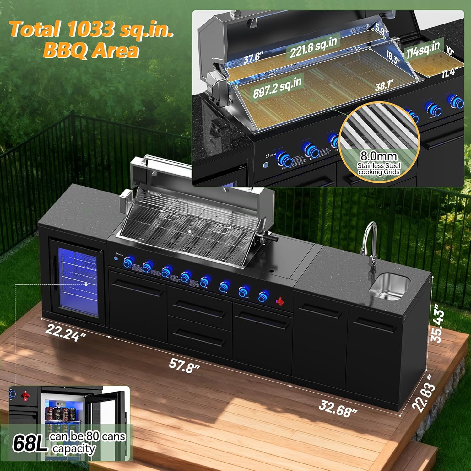 VESTIVIUM outdoor kitchen review,VESTIVIUM 112 all-in-one outdoor kitchen,VESTIVIUM modular grill station pros cons,should I buy VESTIVIUM outdoor kitchen,VESTIVIUM vs other outdoor kitchens,best 8-burner modular grill station unboxing and complete package contents