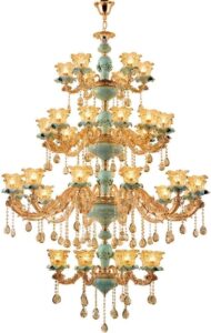 Image 1 of chandelier ceiling light pros cons