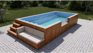 Image 1 of container swimming pool