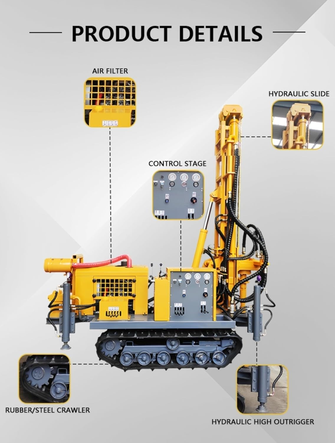 dual power water and air drilling rig,tracked hydraulic drilling rig,should I buy a dual power drilling rig,water and air drilling rig pros cons,best well drilling rig for homestead,dual power drilling rig worth buying unboxing and complete package contents