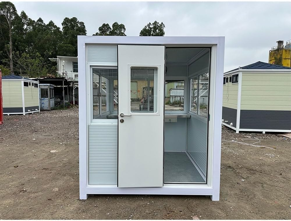 guard booth with ac and heating,buy guard booth with climate control,security booth with ac pros cons,portable guardhouse worth buying,guard shack with heater,best outdoor security booth unboxing and complete package contents