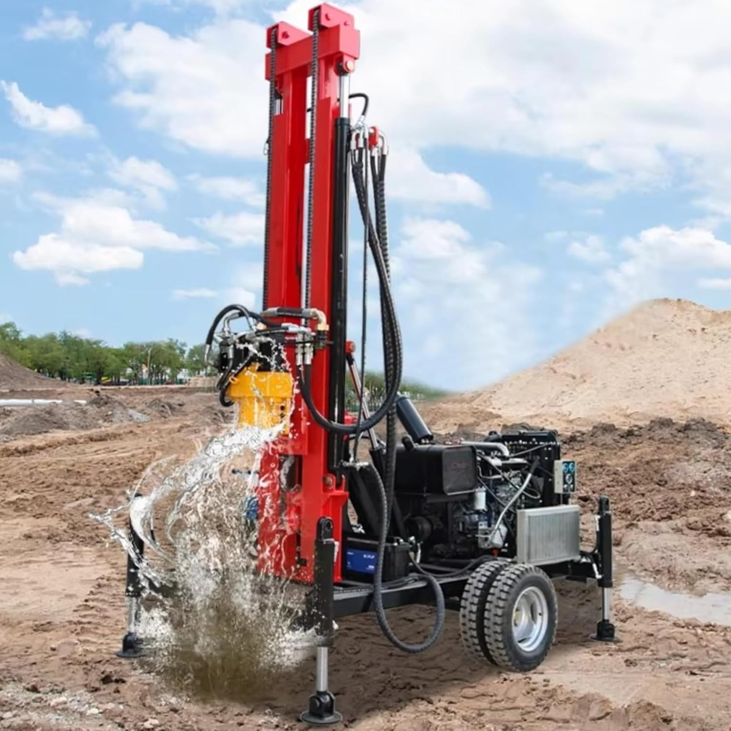 hydraulic water well drilling rig,should I buy a water well drill,compact borehole drilling machine vs alternatives,hydraulic well drill pros cons,best water well drilling rig,portable well drilling rig worth buying - detailed features and technical specifications